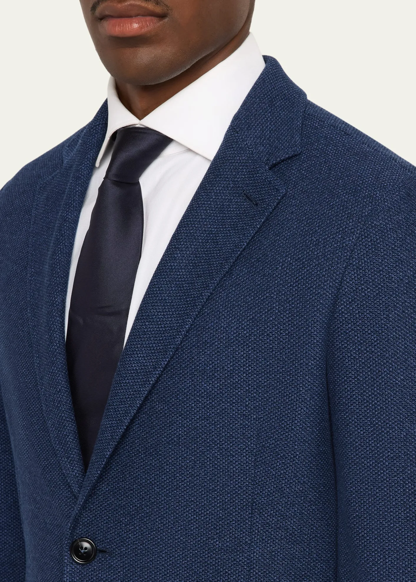 ZEGNAMen's Cotton Jerseywear Patch-Pocket Blazer