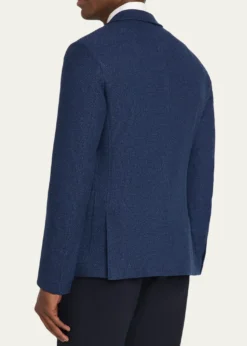 ZEGNAMen's Cotton Jerseywear Patch-Pocket Blazer