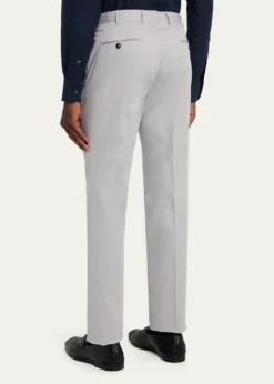 ZEGNAMen's Cotton-Stretch Modern Fit Trousers