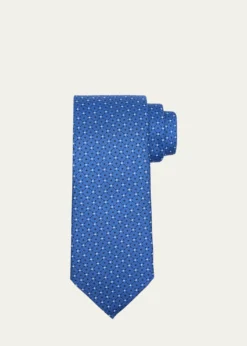 ZEGNAMen's Diamond-Print Silk Tie