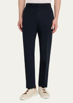 ZEGNAMen's Flat-Front Chino Pants