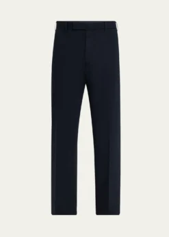 ZEGNAMen's Flat-Front Chino Pants