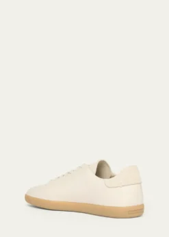 ZEGNAMen's 232 Grained Leather Low-Top Sneakers