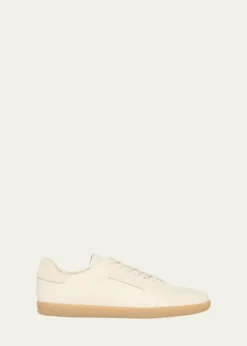 ZEGNAMen's 232 Grained Leather Low-Top Sneakers