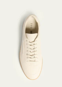 ZEGNAMen's 232 Grained Leather Low-Top Sneakers