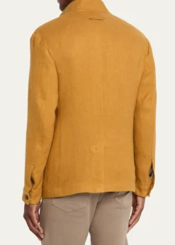 ZEGNAMen's Il Conte Linen-Silk Chore Jacket