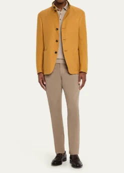 ZEGNAMen's Il Conte Linen-Silk Chore Jacket