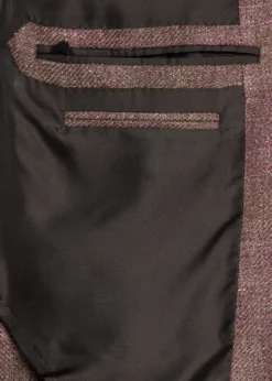 ZEGNAMen's Linen-Blend Grid Check Single-Breasted Sport Coat