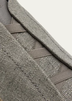ZEGNAMen's Linen-Blend Triple Stitch Espadrilles