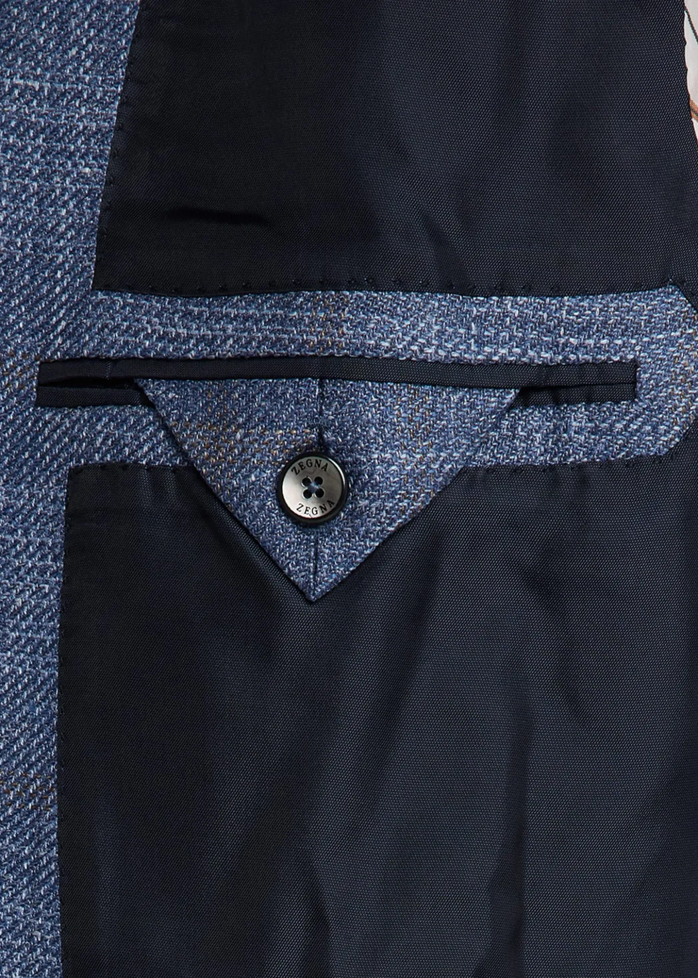 ZEGNAMen's Melange Windowpane Winter Crossover Sport Coat