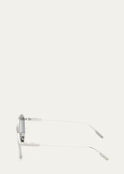 ZEGNAMen's Metal Round Sunglasses