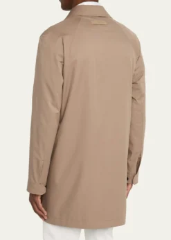 ZEGNAMen's Microfiber Raincoat