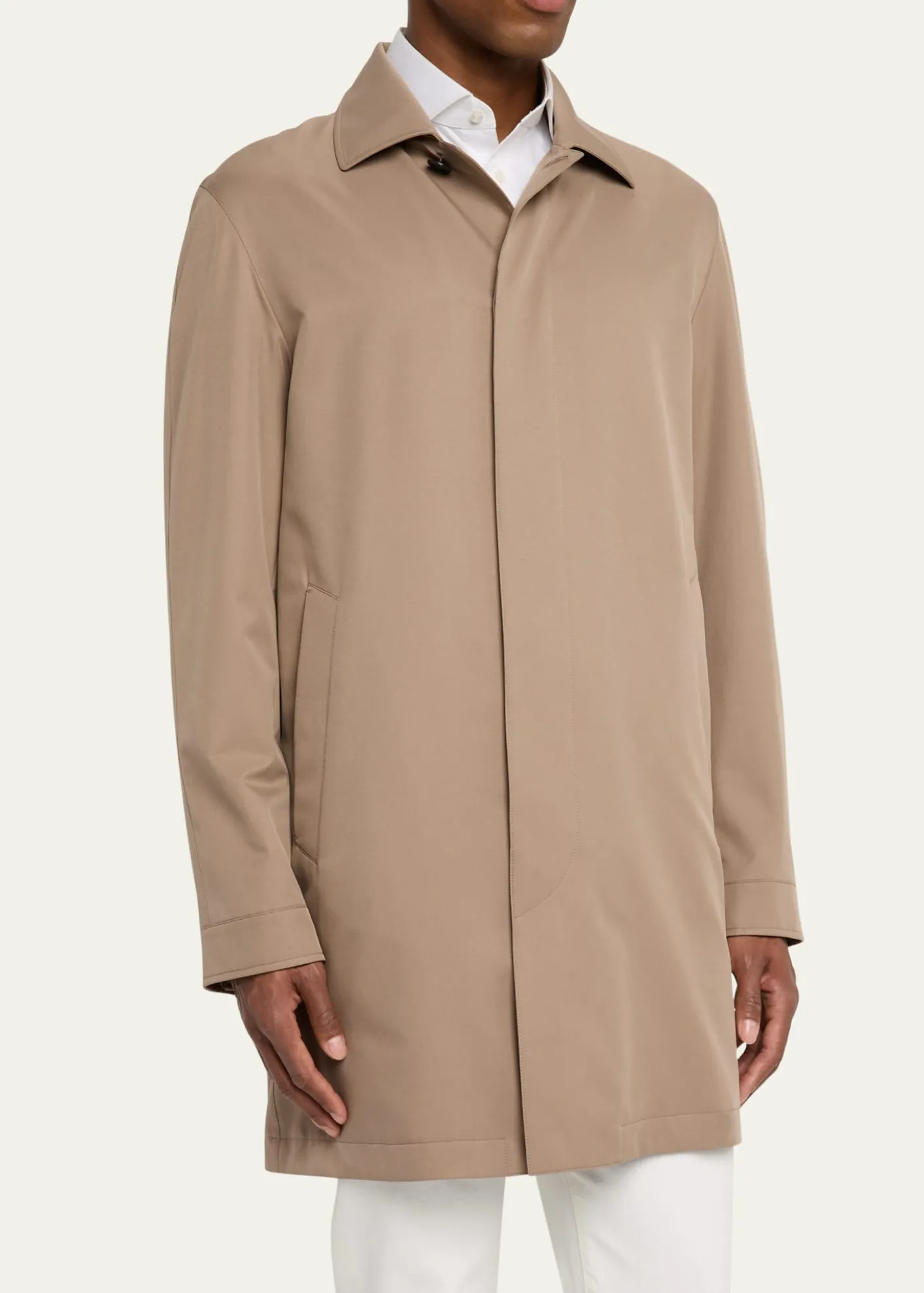 ZEGNAMen's Microfiber Raincoat