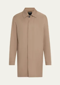 ZEGNAMen's Microfiber Raincoat