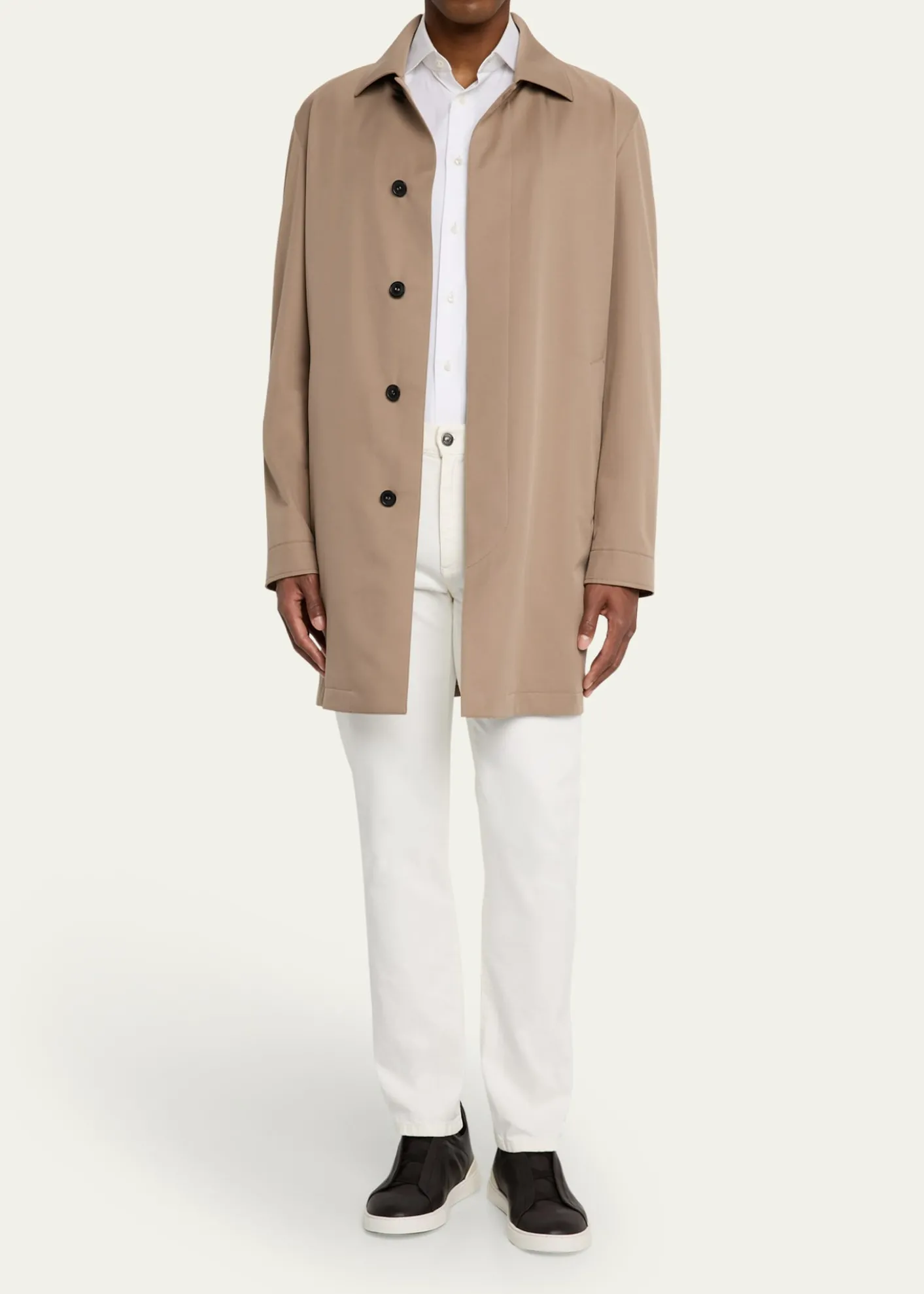 ZEGNAMen's Microfiber Raincoat