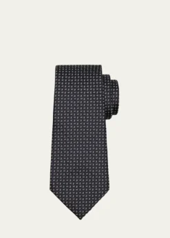 ZEGNAMen's Micro-Jacquard Silk Tie