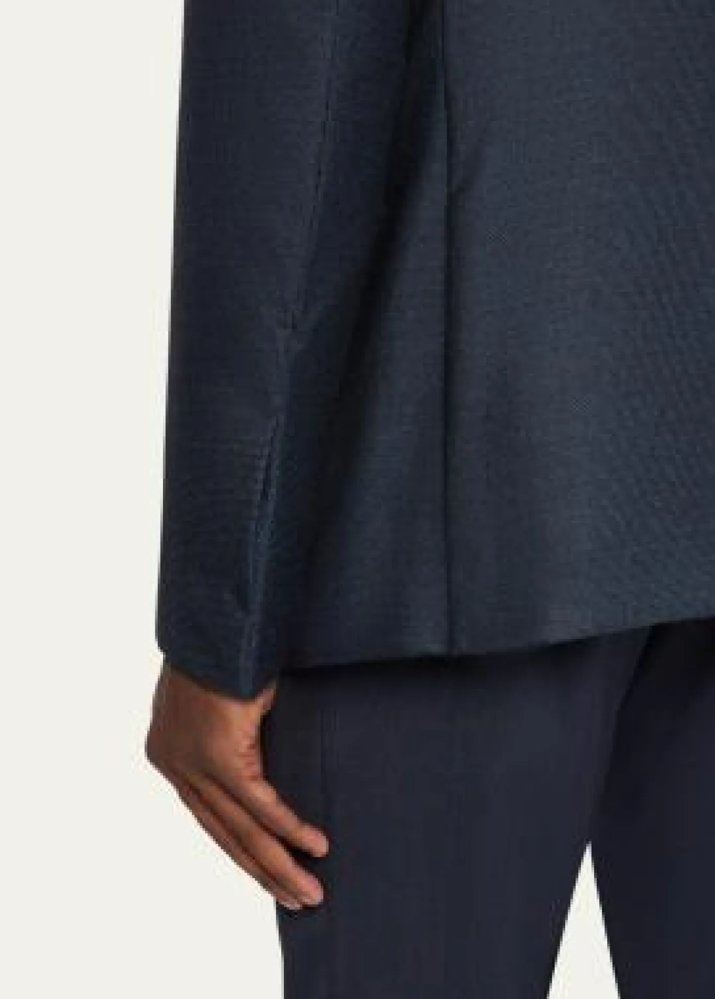 ZEGNAMen's Micro-Woven Cashmere and Silk Two-Button Sport Coat