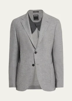 ZEGNAMen's Mélange Trofeo Cashmere Sport Coat