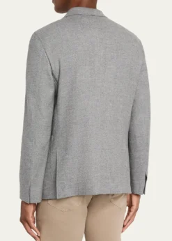 ZEGNAMen's Mélange Trofeo Cashmere Sport Coat