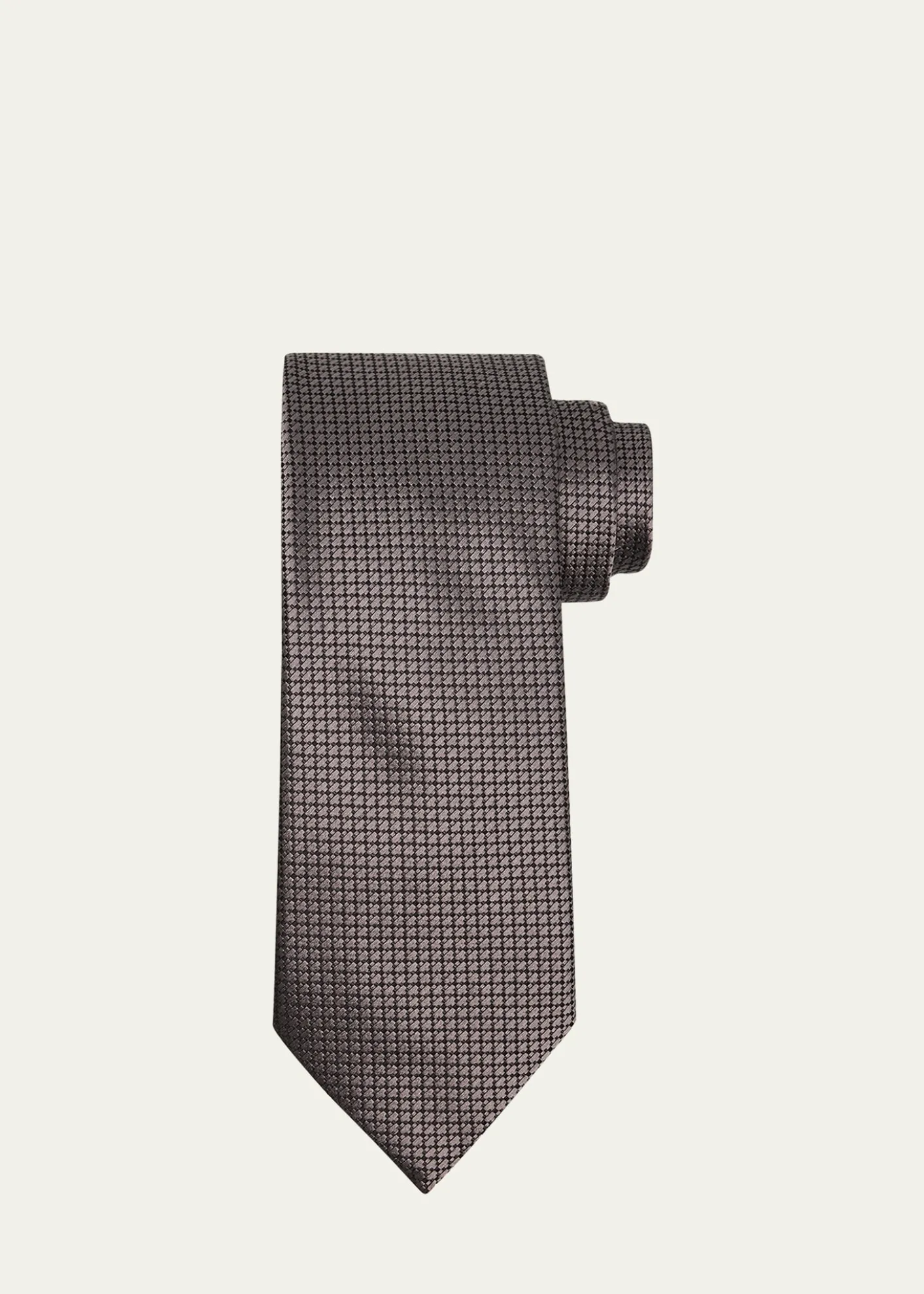 ZEGNAMen's Neat Micro-Jacquard Silk Tie