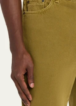 ZEGNAMen's Roccia Pure Cotton Slim-Fit Pants