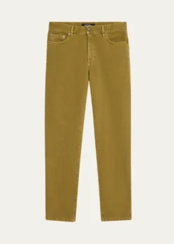 ZEGNAMen's Roccia Pure Cotton Slim-Fit Pants