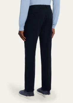 ZEGNAMen's Slim Flat-Front Pants