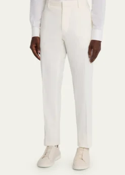 ZEGNAMen's Slim Flat-Front Pants