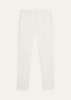 ZEGNAMen's Slim Flat-Front Pants