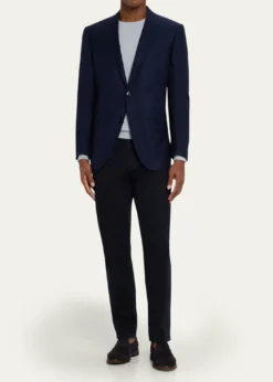 ZEGNAMen's Solid Wool Blazer