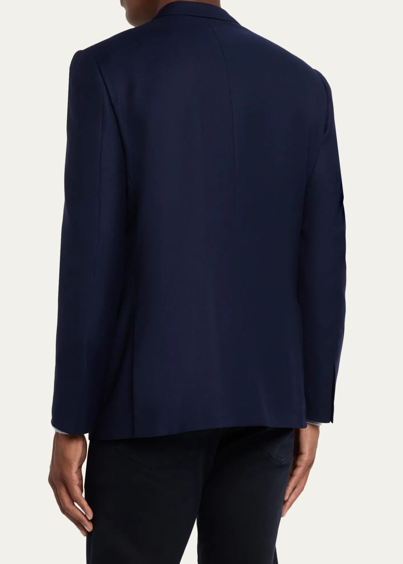 ZEGNAMen's Solid Wool Blazer