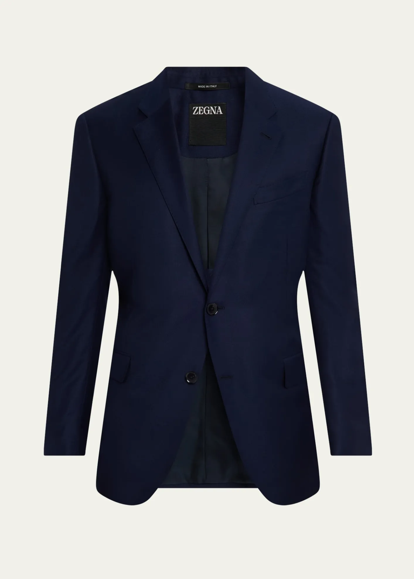 ZEGNAMen's Solid Wool Blazer