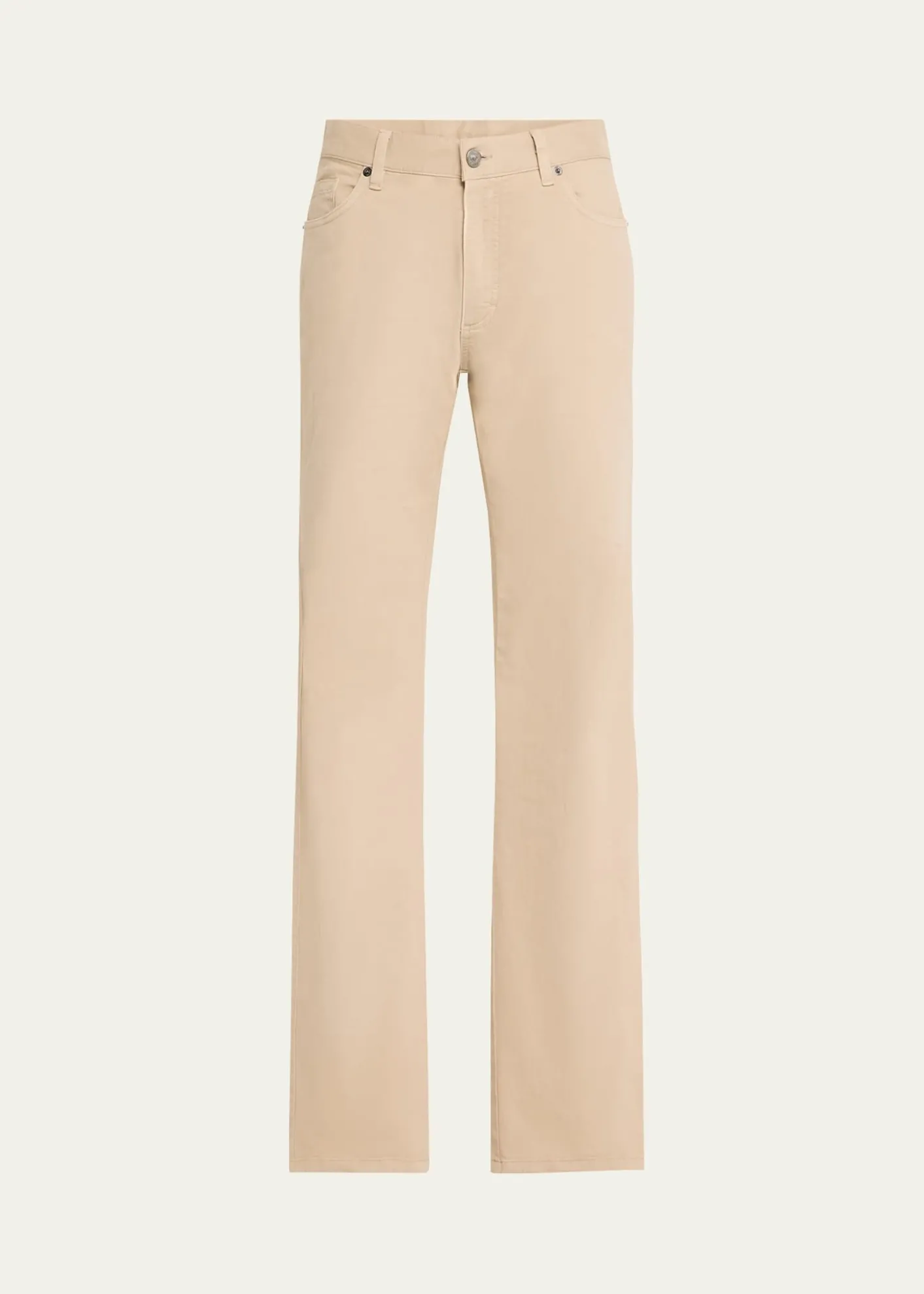 ZEGNAMen's Stretch Gabardine Slim Five-Pocket Pants