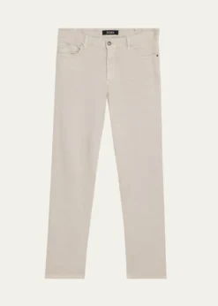 ZEGNAMen's Stretch Straight Leg Five-Pocket Pants