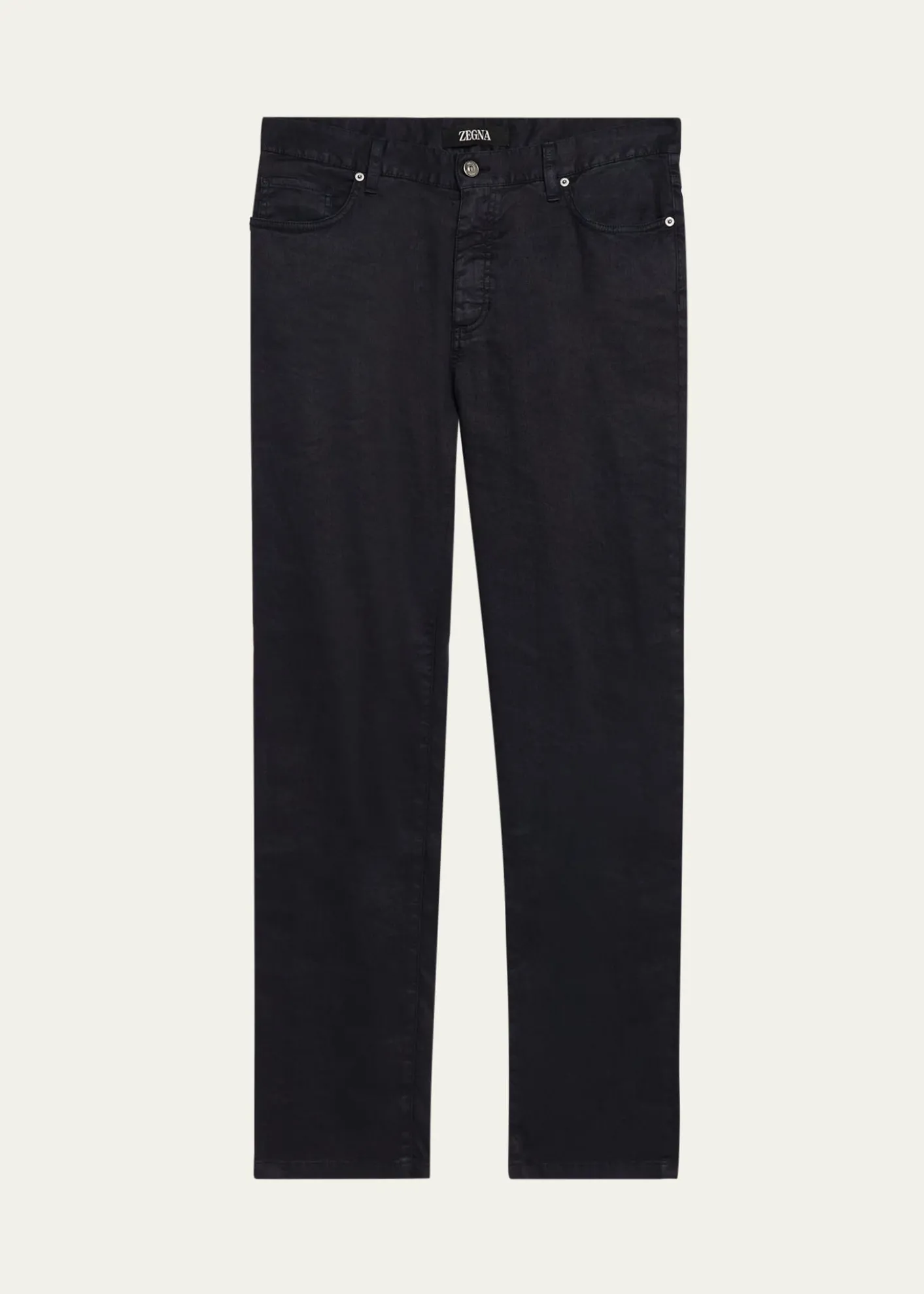 ZEGNAMen's Stretch Straight Leg Five-Pocket Pants
