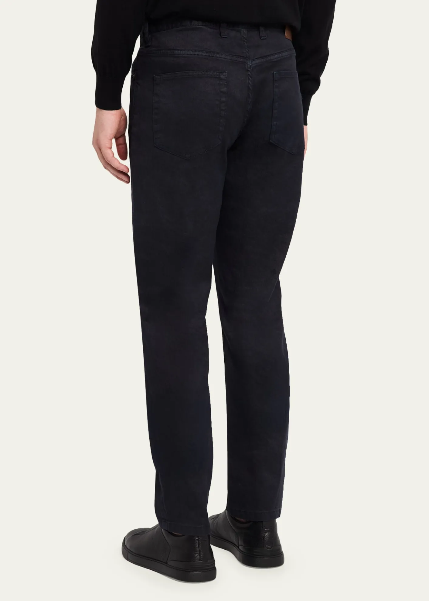 ZEGNAMen's Stretch Straight Leg Five-Pocket Pants
