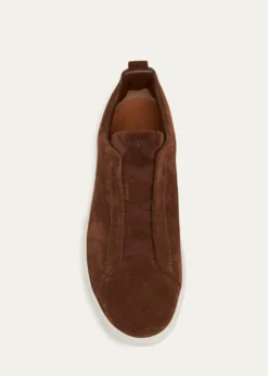 ZEGNAMen's Suede Triple Stitch™ Sneakers