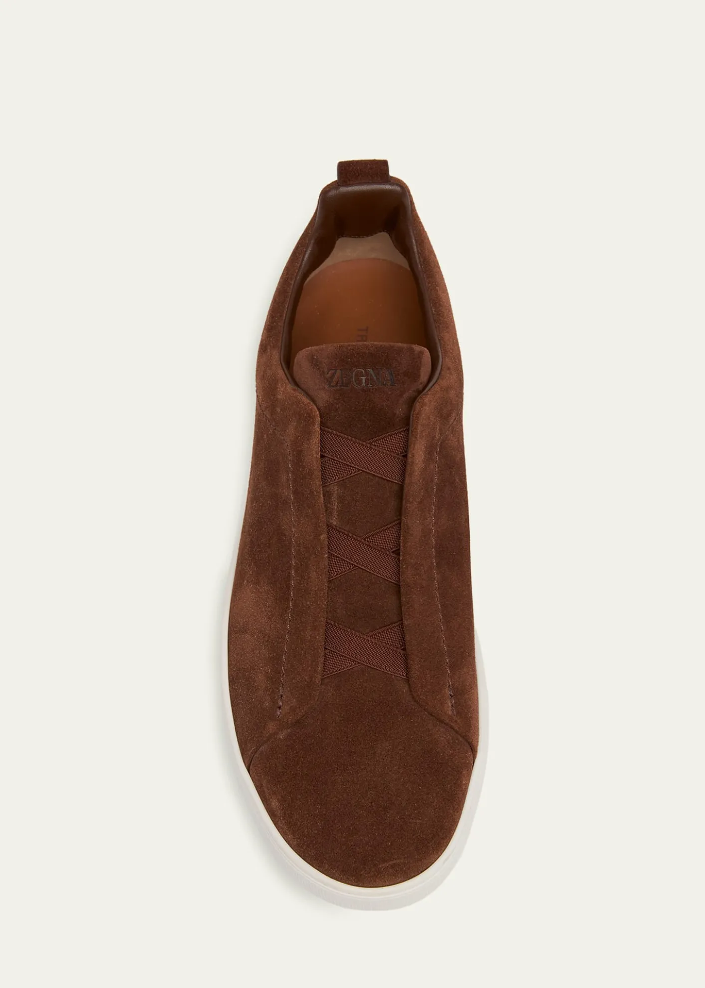 ZEGNAMen's Suede Triple Stitch™ Sneakers
