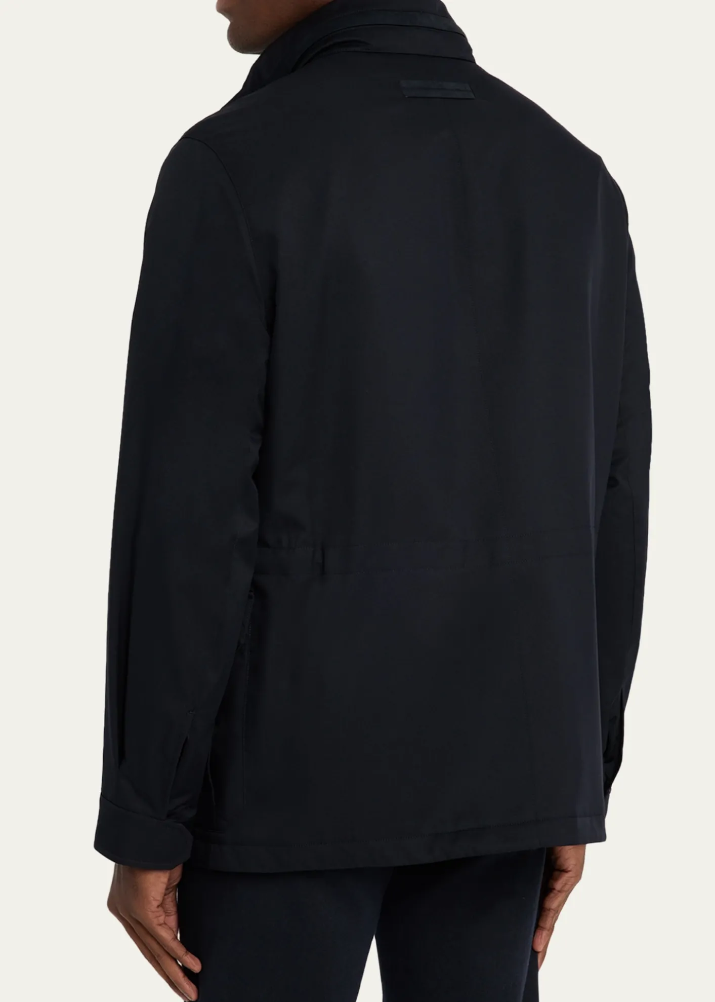 ZEGNAMen's Technical Full-Zip Car Coat