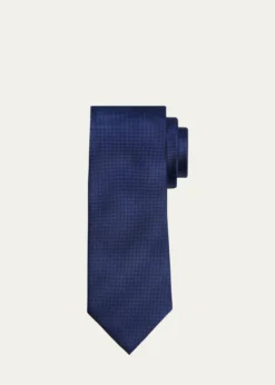 ZEGNAMen's Tic-Weave Silk Tie