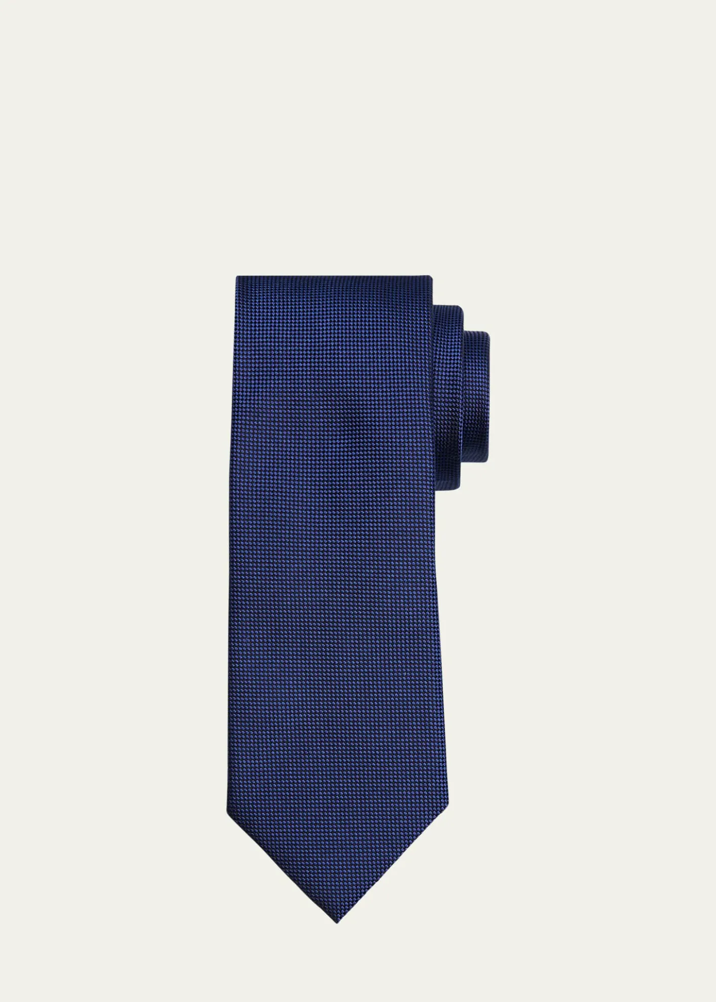 ZEGNAMen's Tic-Weave Silk Tie