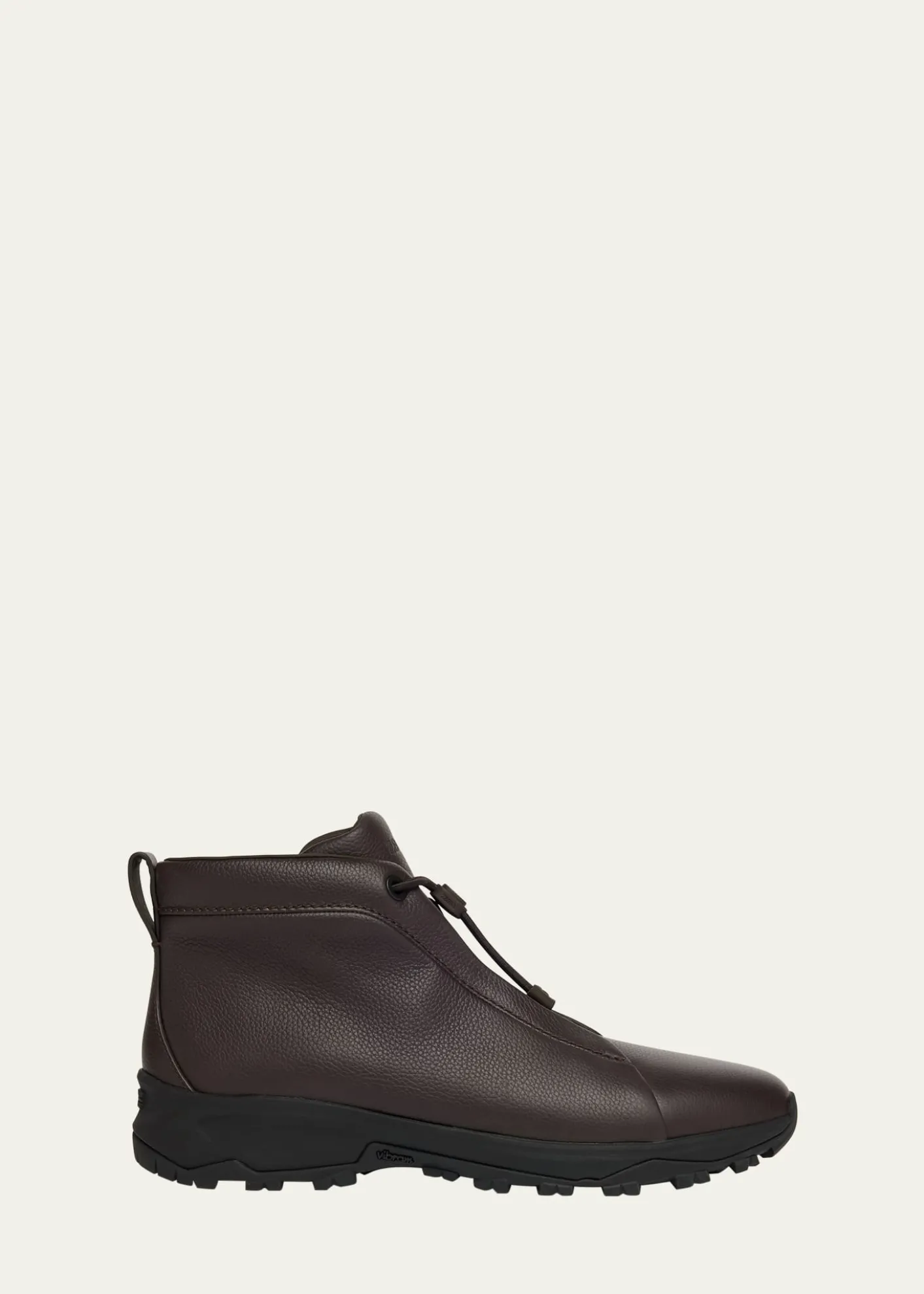 ZEGNAMen's Triple Stitch™ Vetta Grained Leather Sneaker Boots