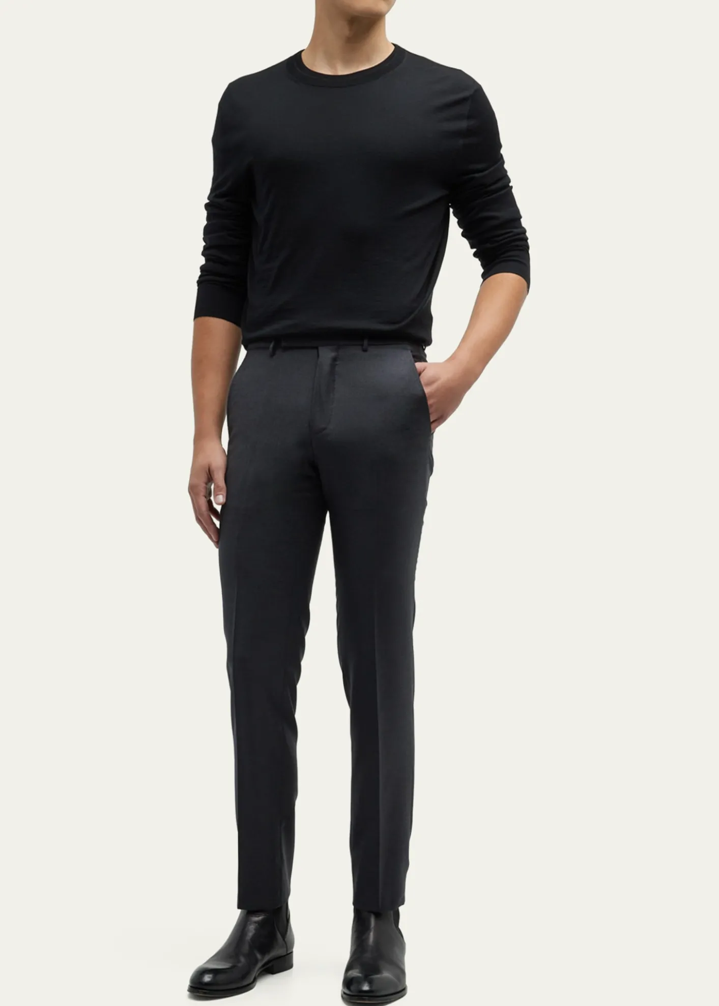 ZEGNAMen's Trofeo Slim-Straight Trousers