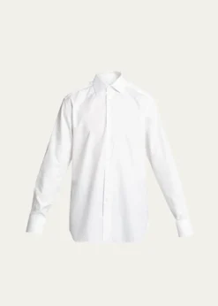 ZEGNAMen's Trofeo Solid Regular-Fit Dress Shirt