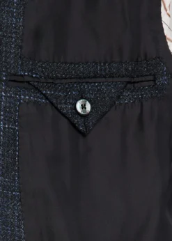 ZEGNAMen's Winter Crossover Check Single-Breasted Sport Coat