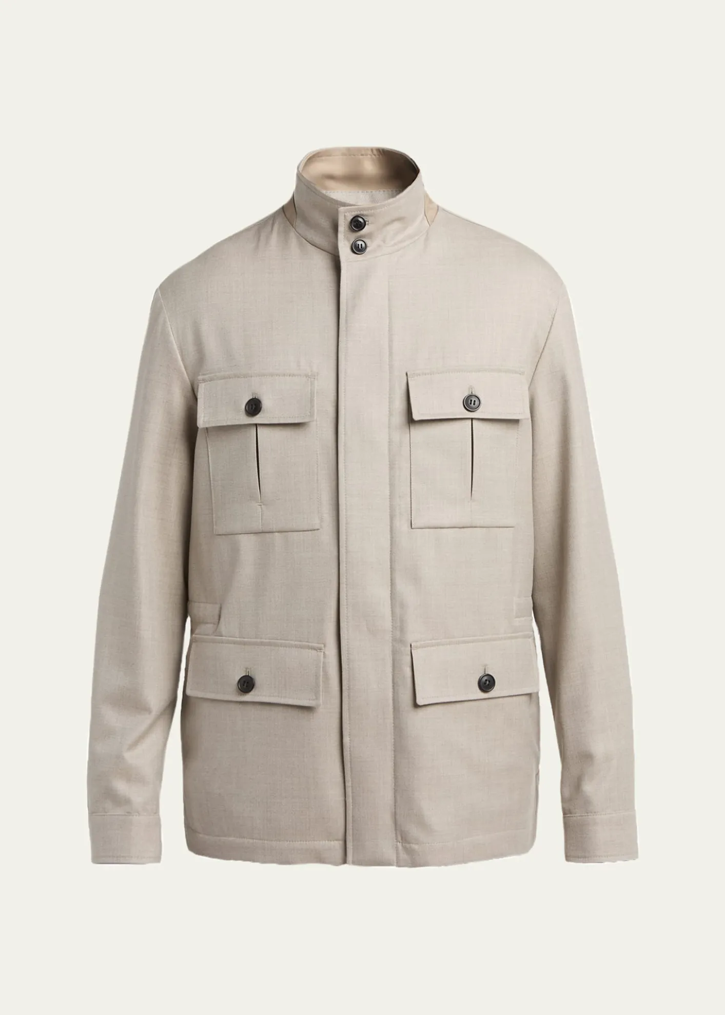 ZEGNAMen's Wool Field Jacket