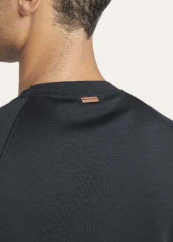 ZEGNAMen's Wool-Stretch Crewneck T-Shirt