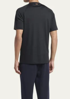 ZEGNAMen's Wool-Stretch Crewneck T-Shirt