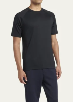 ZEGNAMen's Wool-Stretch Crewneck T-Shirt