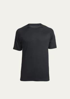 ZEGNAMen's Wool-Stretch Crewneck T-Shirt